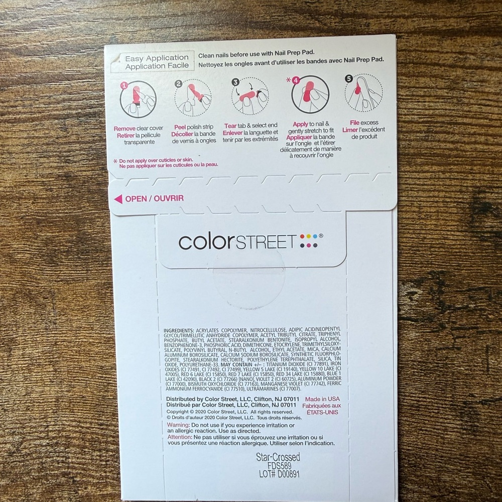 Star-Crossed: Rare Color Street Nail Polish Strips - Picture 8 of 9
